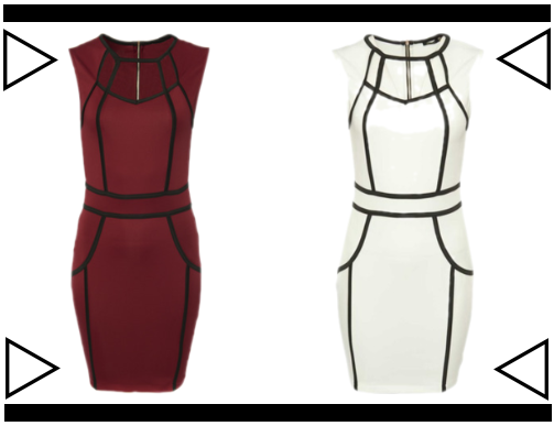 geometric bodycon dress