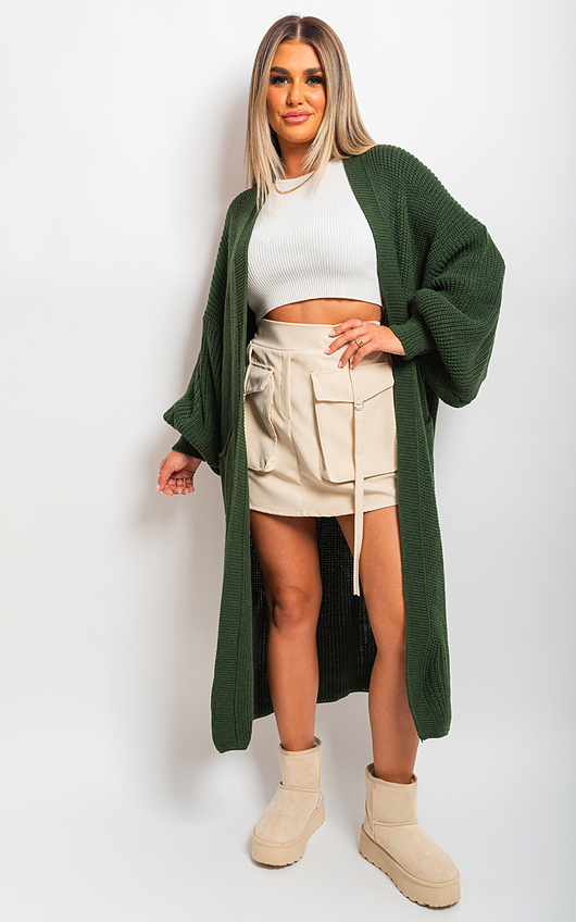 Oversized Cardigan Maxi Balloon Sleeve Cardigan Alice Chunky