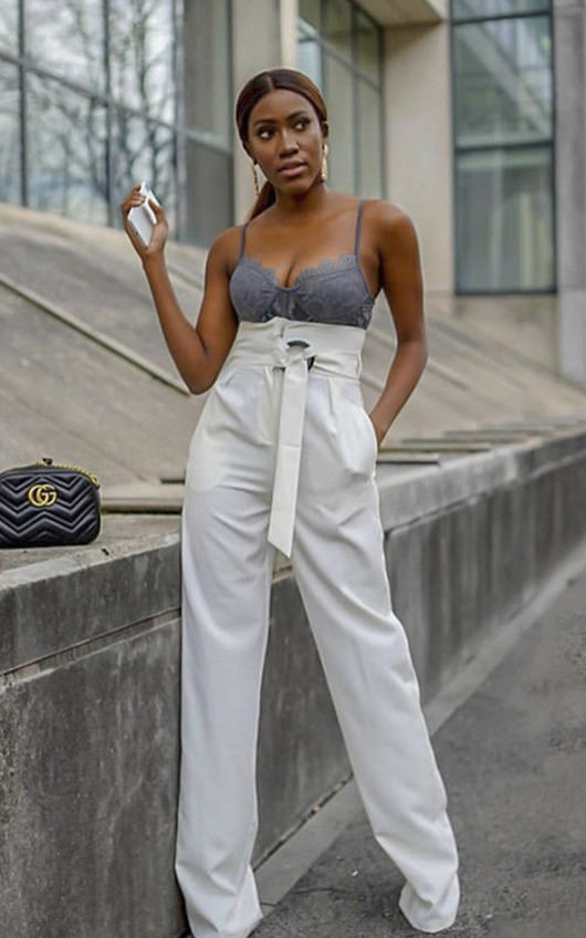 トップス Lace body suit - Blue gray (size 1) Lace body suit - Blue gray – CARLA