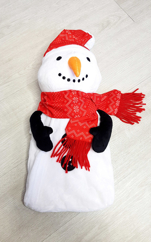 christmas hot water bottle