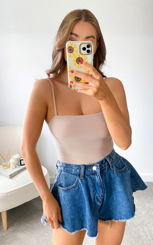 Flared shorts denim Clearance