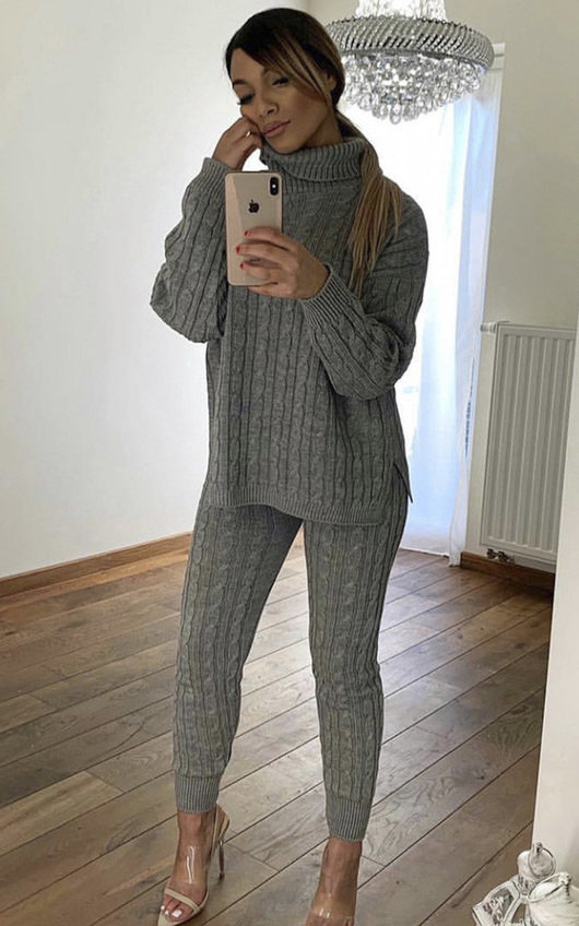 cable knitted co ord