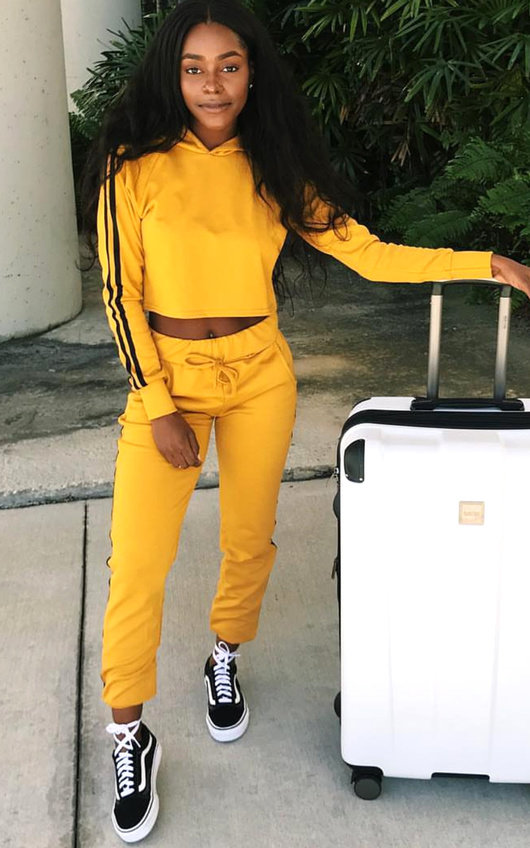 mustard tracksuit