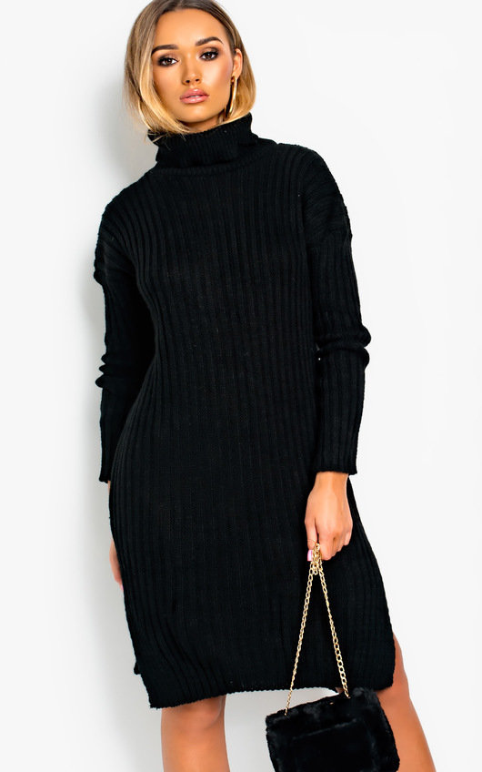 side split jumper dress