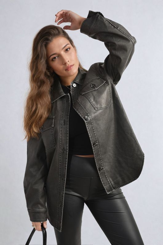 Women's Leather Jackets Biker and Faux Leather Jackets iKrush