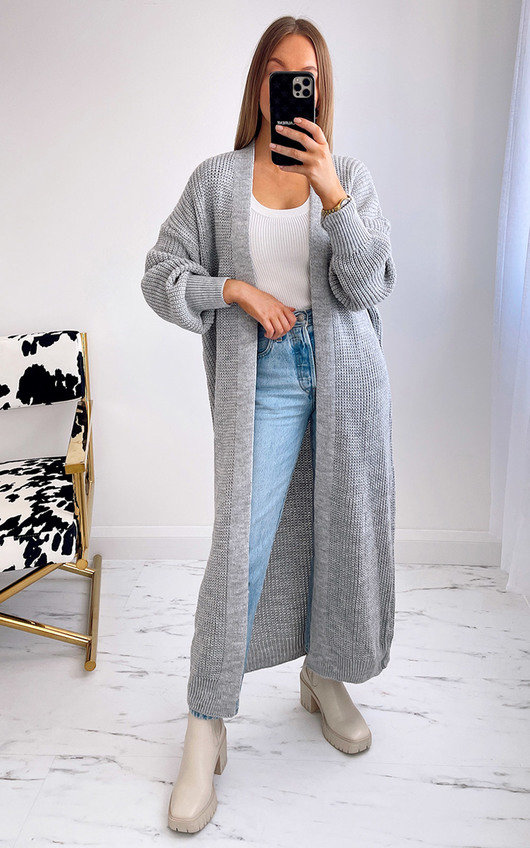 oversized maxi cardigan