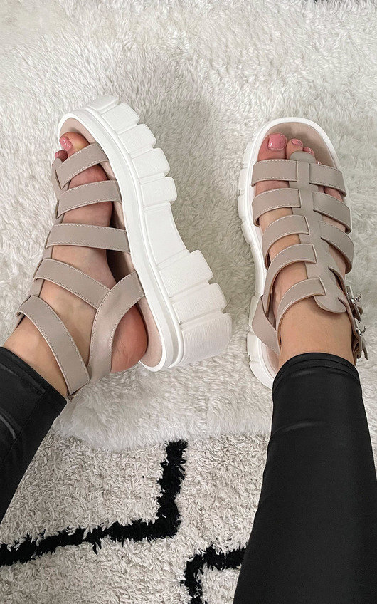 chunky gladiator sandals