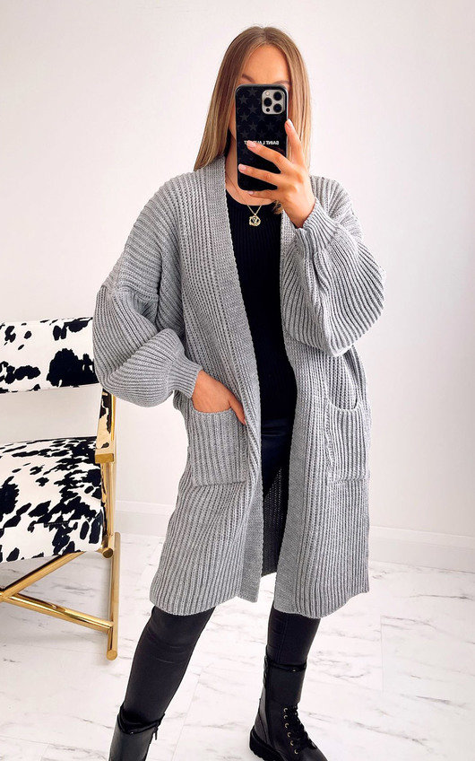 oversized knitted vest top