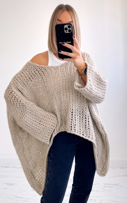 large knitted jumper