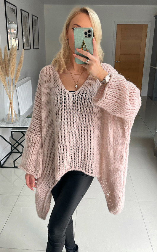 large knitted jumper