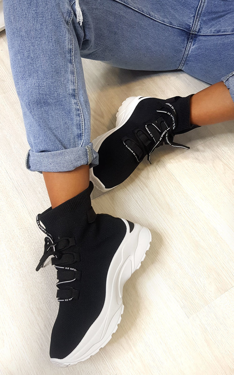 chunky sock trainers