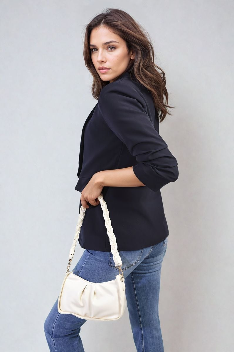 iKrush Sleeve Open Front Blazer Jacket With Front Pockets Blazer Regular - Picture 72 of 81