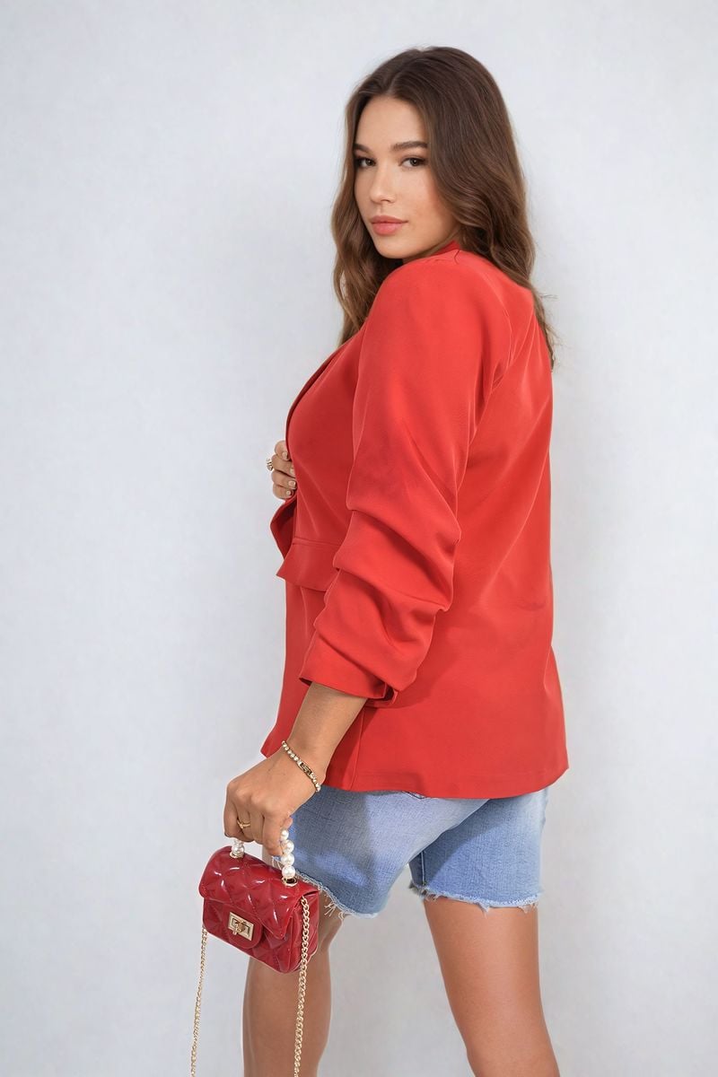 iKrush Sleeve Open Front Blazer Jacket With Front Pockets Blazer Regular - Picture 33 of 81
