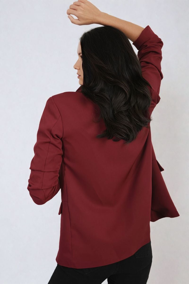 iKrush Sleeve Open Front Blazer Jacket With Front Pockets Blazer Regular - Picture 54 of 81